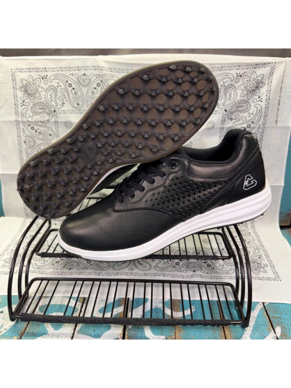 Travis Mathew Cuater THE MONEYMAKER - LUXE - 4MV189 - Black -11 EUC